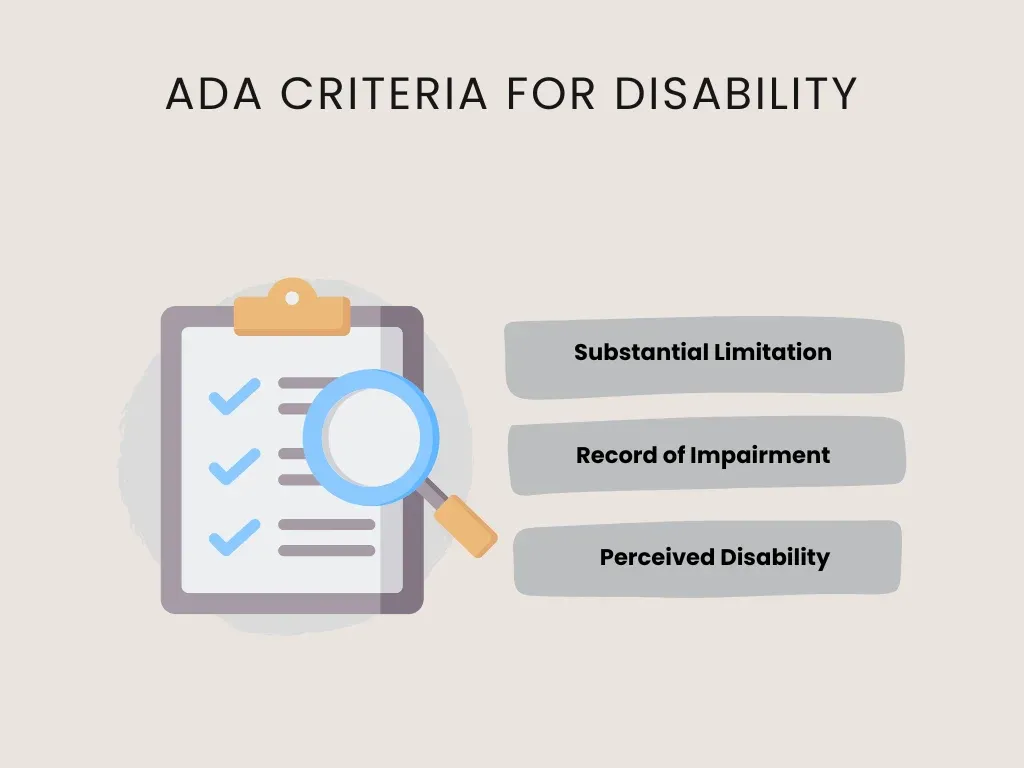 ada criteria for disability