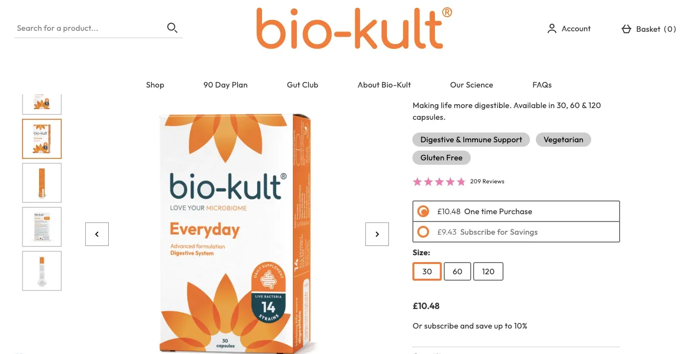 bio-kult probiotic capsule