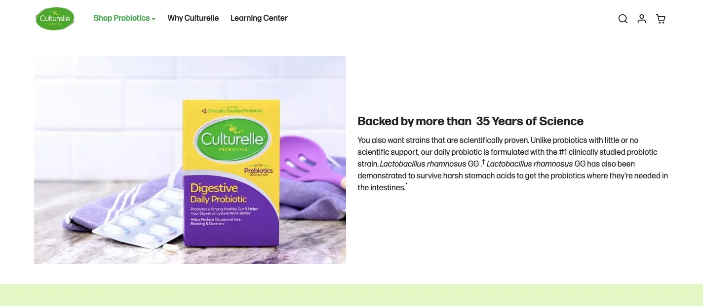 culturelle product page