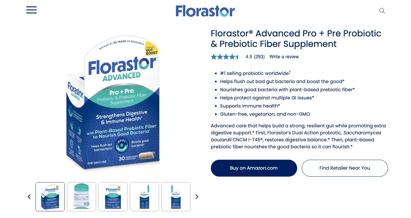 florastor probiotic capsule