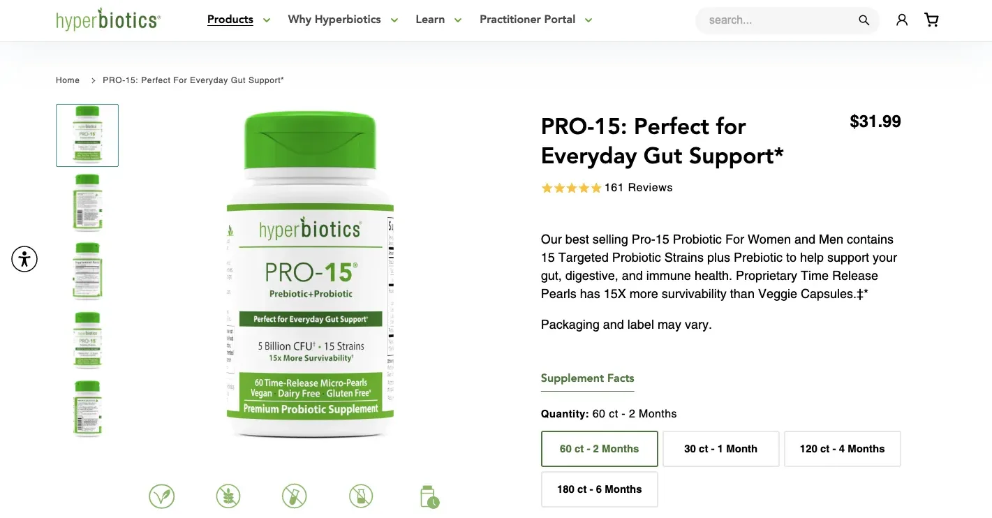 hyperbiotics PRO-15