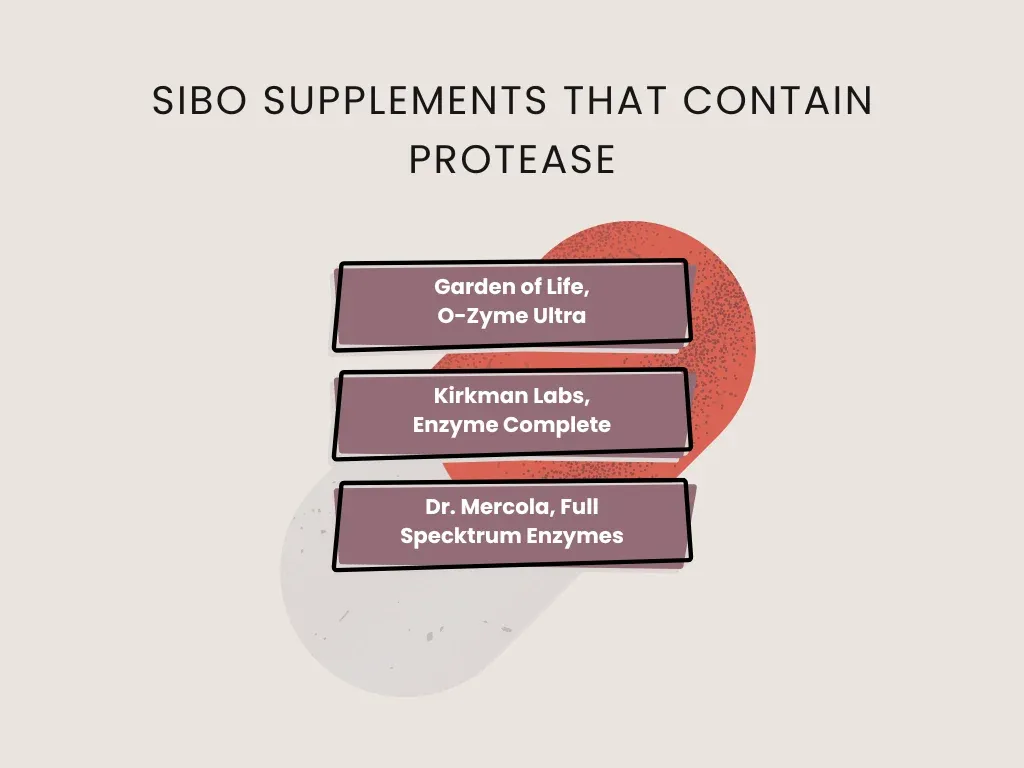 sibo supplement contain protease