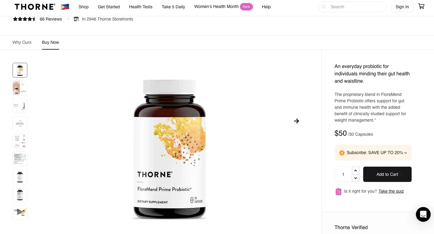 Thorne floramend probiotic