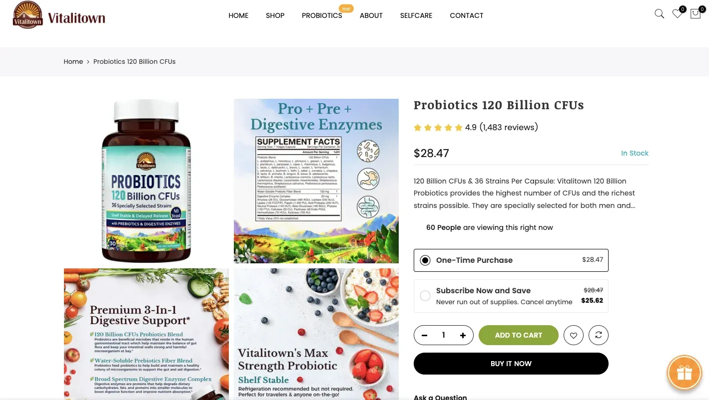 vitalitown probiotic